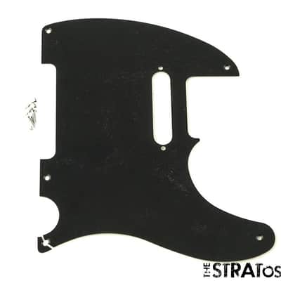 USED Fender CIJ Classic 60s Telecaster Tele PICKGUARD 1 Ply Black $5 OFF image 1