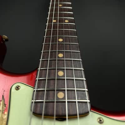 Fender Custom Shop 1963 Stratocaster Super Heavy Relic - Candy Apple Red image 8