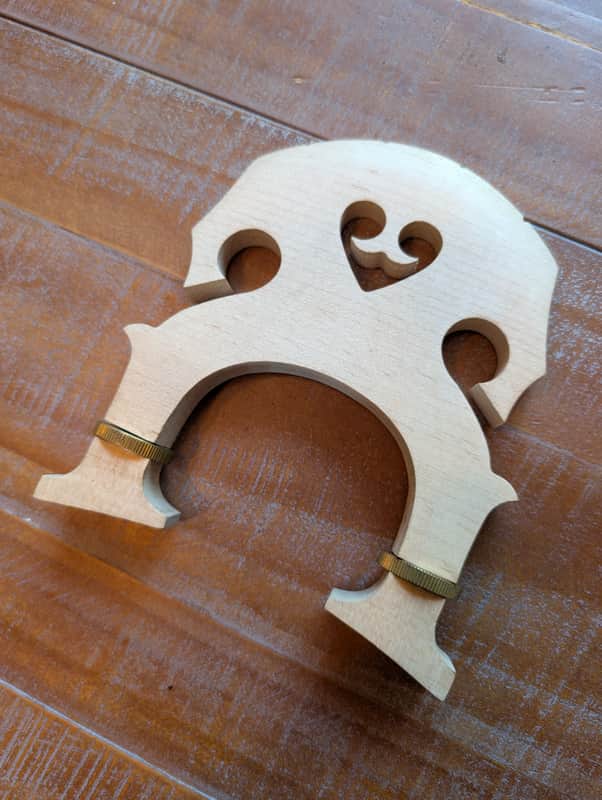 Unbranded Upright Bass Adjustable Bridge Excellent With NO Wear image 1