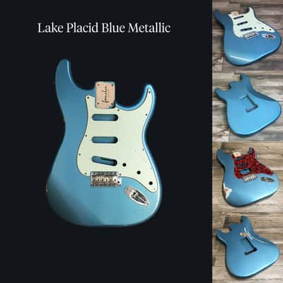 Made to Order - FRANCHIN Mercury guitar body Relic Aged 100% Nitro Lacquer (Sunburst/ Black/ White/ Blue/ Green/ Yellow/ Red/ Pink/ Burgundy/ Purple/ Gold/ Silver, etc.) Basswood Poplar Stratocaster-Strat-S-Style Made in Italy image 11