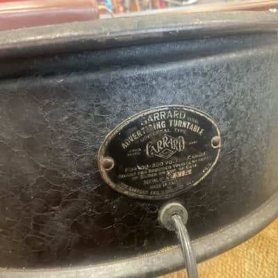 Garrard TURNTABLE PROTOTYPE VINTAGE image 16