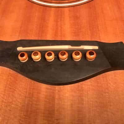 Triple C Woodworking-Got Bridge Pins? Boxwood Bridge Pins with Indian Rosewood Inlays image 2