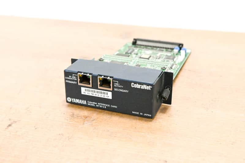 Yamaha MY16-CII CobraNet Network I/O Card CG013QK image 1