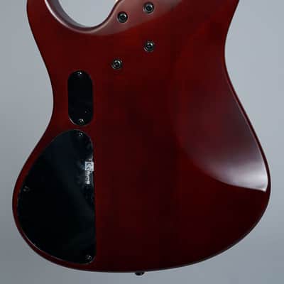 MTD Kingston Saratoga Deluxe 4 with Laurel Fretboard 2022 - Deep Cherry Burst image 5