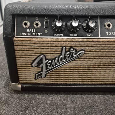 1964 Fender Bassman AA864 2-Channel 50-Watt Guitar Amp Head image 3