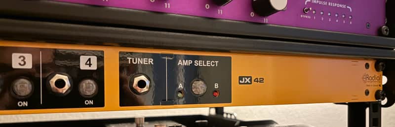 Radial JX42 V2 Instrument and Amplifier Switcher 2021 - Yellow image 1
