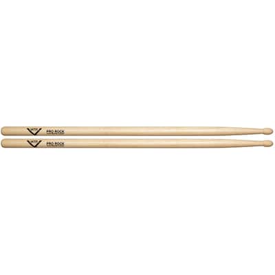 Vater VHPRW Pro Rock Hickory Wood Tip Drum Sticks (Pair)
