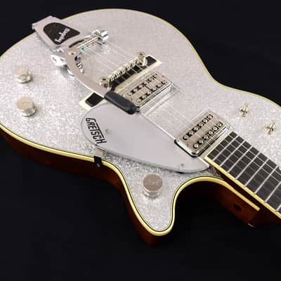 Gretsch G6129T-59 Vintage Select '59 Silver Jet with Bigsby 2025 - Silver Sparkle image 7