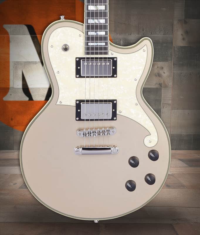 D'Angelico Deluxe Atlantic - Desert Gold (DADATLDSGNS) | Reverb