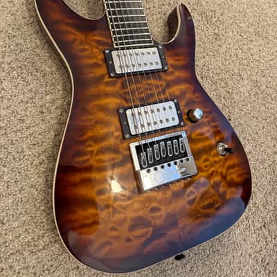 ESP LTD KS-7 Ken Susi Signature Dark Brown Sunburst w/ D Activators image 1