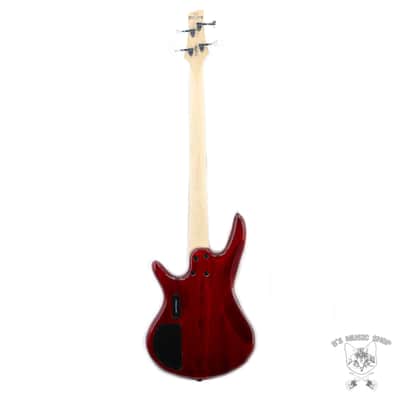 Ibanez GIO GSR200 Electric Bass - Transparent Red image 4