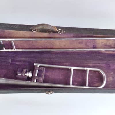 American Standard High Grade Trombone Early 1920s Silver image 1
