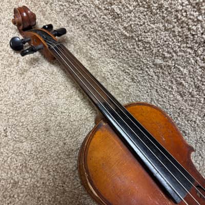 Unlabeled Viola Flame Maple 15" w/ Case & Bow image 4
