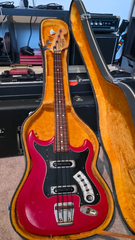 Hagstrom H-II Bass Mid 60s - Red image 1