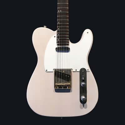 Made to Order - FRANCHIN Mars guitar Relic Aged 100% Nitro Lacquer (Butterscotch/ Sunburst/ Black/ White/ Blue/ Green/ Yellow/ Red/ Pink/ Burgundy/ Purple/ Gold/ Silver, etc.) Telecaster-Tele-T-Style Made in Italy image 8