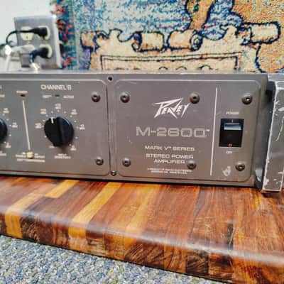 Peavey M-2600 Mark V Series Stereo Power Amplifier 1990s image 3