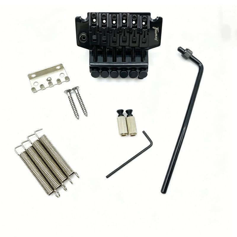 Framus Black Double Locking Guitar Bridge Tremolo System image 1
