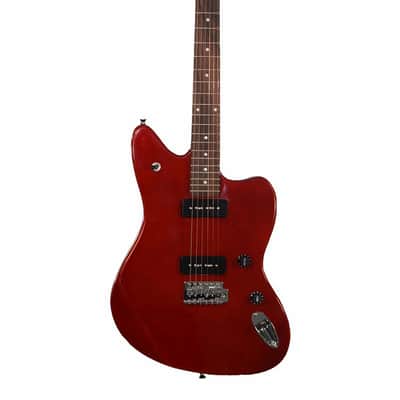 Glen Burton GE39-JG-WR Basswood Offset Body Maple Neck 6-String Electric Guitar w/Strap, Cable &Pick image 1