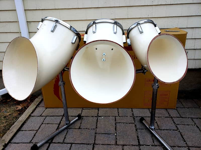 North Drums Set of 3 Toms 8, 10, 12 inch image 1