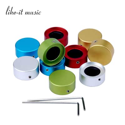 Effects Pedal Footswitch Topper with 3 Screws,Guitar Effect Foot Nail Cap with 2PCS Wrench,10PCS image 2