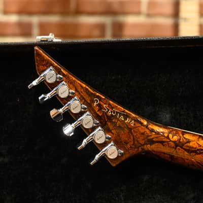Jackson USA Custom Shop Back to Back Double Neck Rhoads One Off Master Built by Pablo Santana  Rootbeer Swirl 2005 w/OHSC image 12