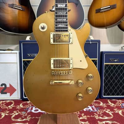 Gibson Les Paul Deluxe 1975 Goldtop MOD Pick up Humbucker image 2