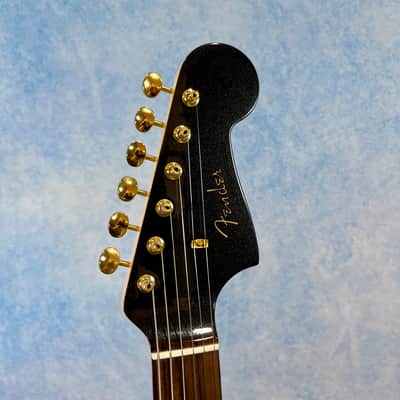 2025 Fender Japan Traditional Collection '60s Jazzmaster – Black Pearl / Gold, Matching Headstock, MIJ image 3