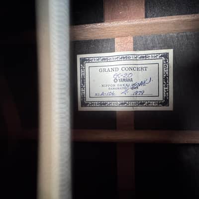 Yamaha Grand Concert Model GC-20 Solid Spruce Top Hideyuki Ezaki - 1979 image 15
