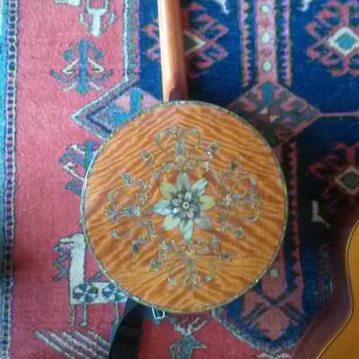Vega 5 string 1970's Natural inlay Resonator MOP image 1