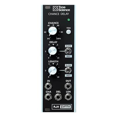 AJH Synth Chance Delay Eurorack Trigger Module (Black) image 4