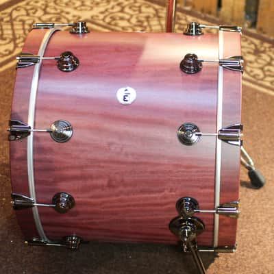 DW Collector's Pure Purpleheart VLT Natural Satin Oil Drum Set - 22,10,12,16 - SO#1398023 image 2