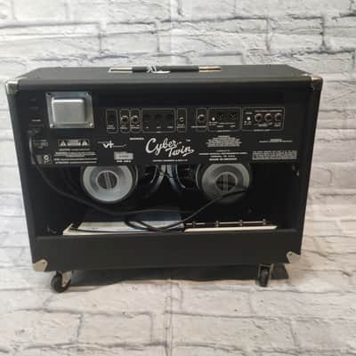 Fender Cyber Twin Combo Amp with Cover and 4-Button Footswitch Guitar Combo Amp image 7
