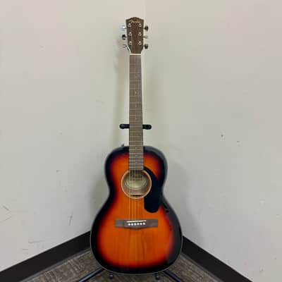 Fender CP-60S Parlor Acoustic Guitar Sunburst image 6