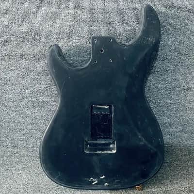 Black Stratocaster Strat Style Basswood Body image 2