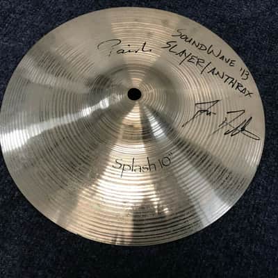 Paiste Signature 10" Splash Cymbal Used with Slayer and Anthrax Signed image 1