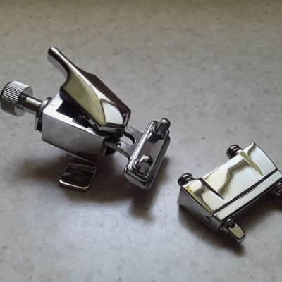 Vintage Mapex Deluxe Piccolo Throw Off & Butt Plate Combo ( with 1 3/8" Spacing) - *Packed & Ready to Ship* image 1