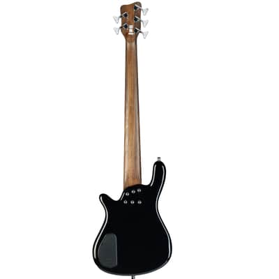 Warwick Artist Line Steve Bailey 5-String Bass, Black, Fretless image 5