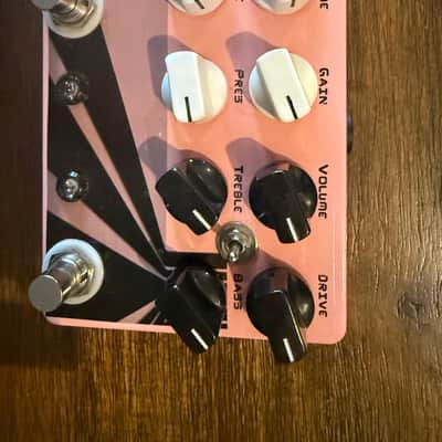 Boutique Dual Stage Overdrive Pedal Pink 2010s - Pink image 4
