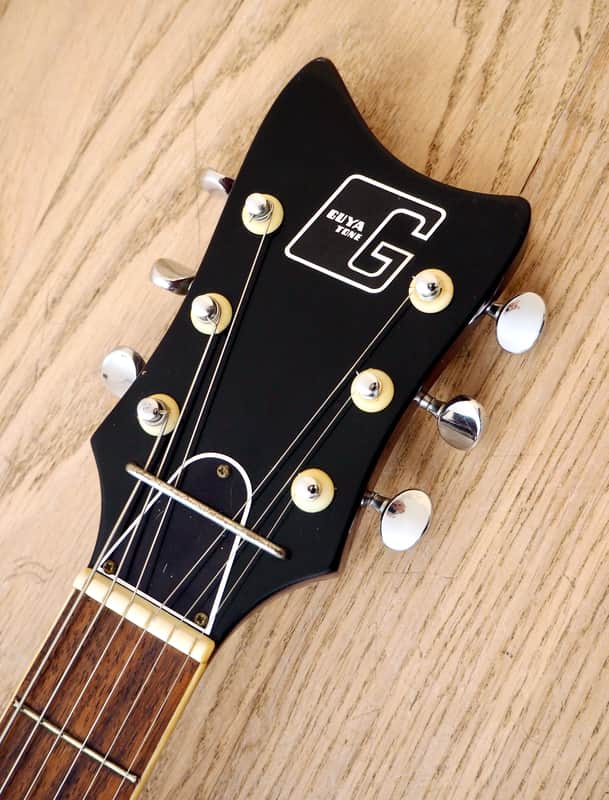 1960s Guyatone SG-12T Vintage Electric Guitar w/ Gold Foil Pickups
