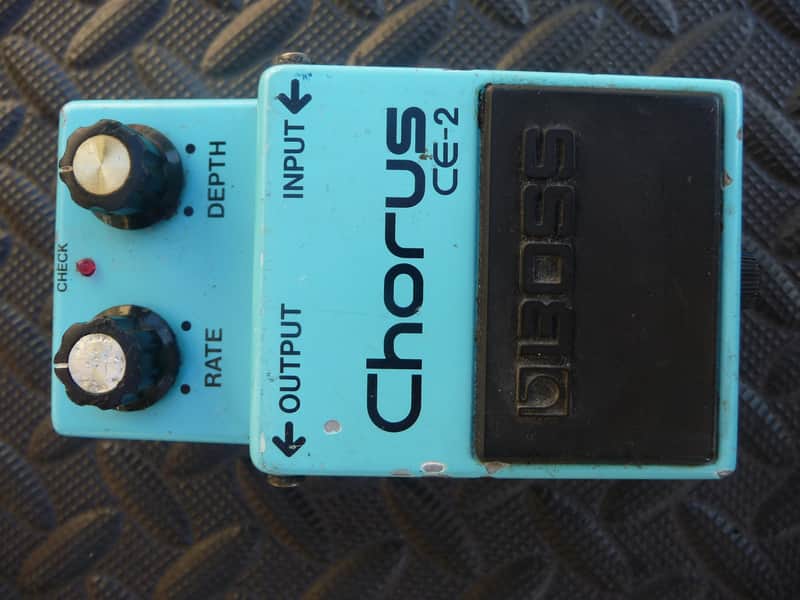 Boss CE-2 Chorus (Green Label) japan CE-2 Chorus 1980's - Blue / Green Label image 1