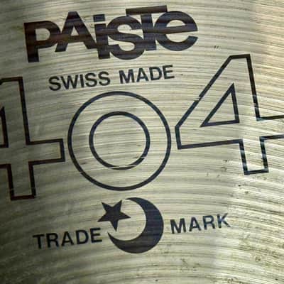 14” Paiste 404 MEDIUM HIHATS 628g 796g image 4