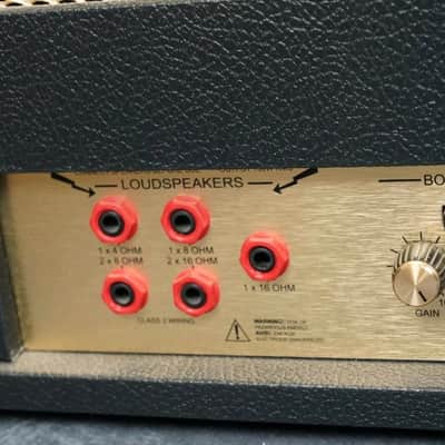 Marshall YJM100 Yngwie Malmsteen Signature 2-Channel 100-Watt Guitar Amp Head - Black image 11