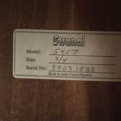 Strunal 3/4 size, made in Czech Republic image 2