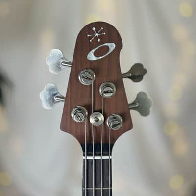 Offbeat Guitars "Hope" 30" Short Scale Bass in Cayenne on Carved Top Spanish Cedar, TV Jones Thunder'Mag/Thunder'Blade Pickup Set, Leo Quan Badass Hardware image 6
