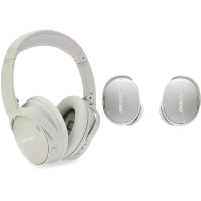 Bose QuietComfort Headphones with Noise-canceling True Wireless Earbuds - White Smoke image 2