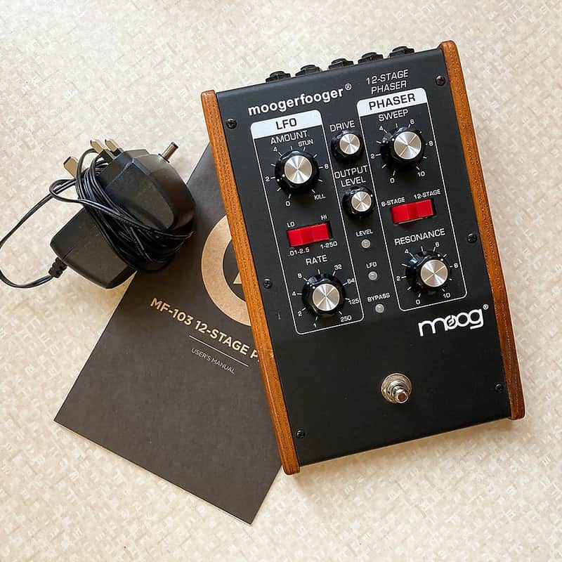 1999 – 2018 Moog MF-103 Moogerfooger 12-Stage Phaser Black