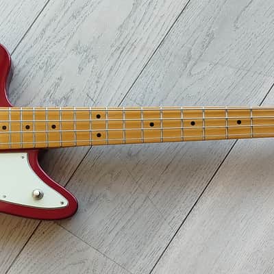 Fender Pawn Shop Series Reverse Jaguar Bass 2013 - Candy Apple Red image 2