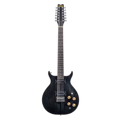 Washburn Hawk 12-String Electric Guitar - Trans Black - Open Box image 2