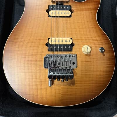 Ernie Ball Music Man Axis HH Tremolo 2022 - Present - Honey Pot Flame image 2