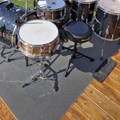 Pearl Vision Birch 2008 - Black Pinstripe wrap - 22, 10, 12, 14, 16 kit image 3